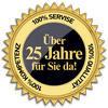 25 years of work badge